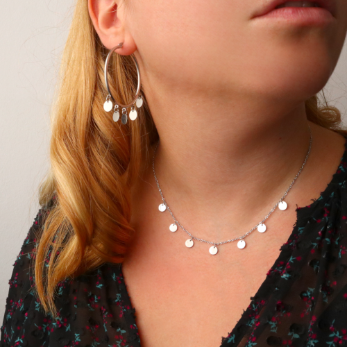 pendientes chapitas