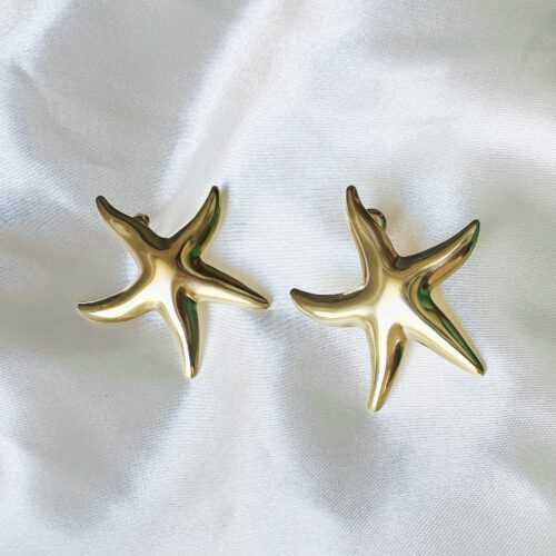 pendientes estrella de mar grandes
