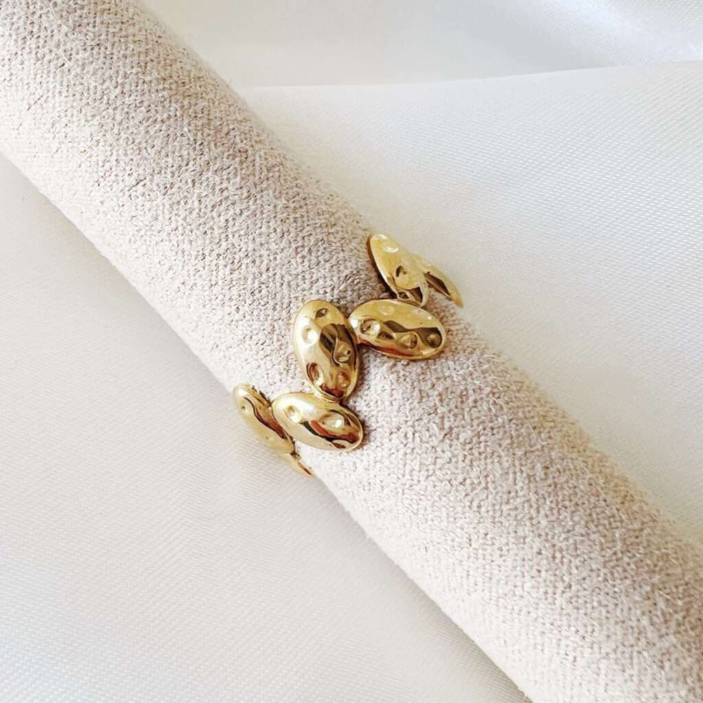 Anillo Ovalado Dorado